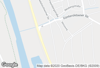 Karte mit Standort von Bäckerei Schmitt GmbH Filiale im Netto Thüngersheim