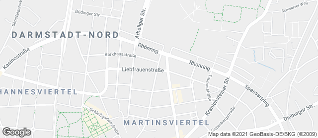 Karte mit Standort von Bäckerei-Konditorei Hofmann