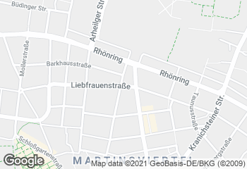 Karte mit Standort von Bäckerei-Konditorei Hofmann