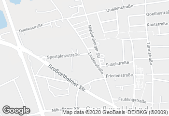 Karte mit Standort von Der Brotmacher Großwallstadt / Vorverkaufszone