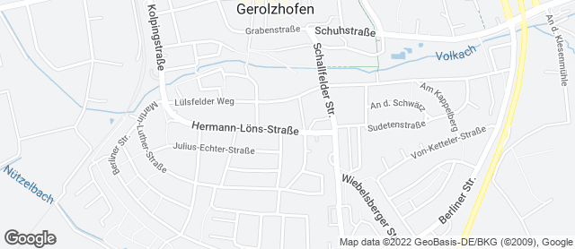 Karte mit Standort von Bäckerei Gürsching