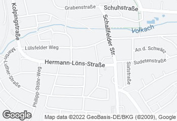 Karte mit Standort von Bäckerei Gürsching
