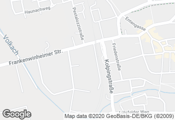 Karte mit Standort von Bäckerei Schmitt GmbH Filiale im Netto Gerolzhofen