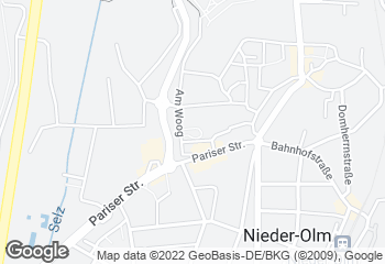 Karte mit Standort von Bäckerei "Die Lohners" - Nieder-Olm
