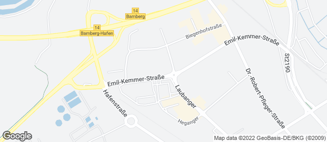 Karte mit Standort von Bäckerei Der Beck GmbH