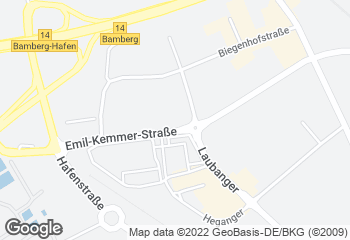 Karte mit Standort von Bäckerei Der Beck GmbH