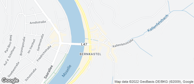 Karte mit Standort von Bäckerei "Die Lohners" - Bernkastel-Kues