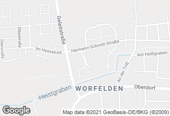 Karte mit Standort von Schäfer Dein Bäcker