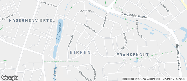 Karte mit Standort von Birken , Eichendorffring1 im Aktiv Markt Tröger