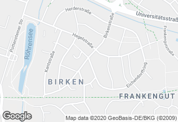 Karte mit Standort von Birken , Eichendorffring1 im Aktiv Markt Tröger