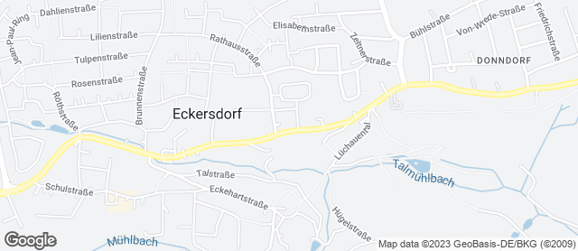 Karte mit Standort von Bäckerei Feulner