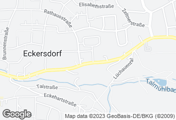 Karte mit Standort von Bäckerei Feulner