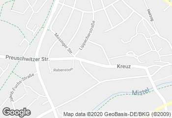 Karte mit Standort von kreuz