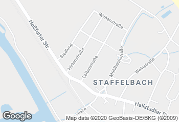 Karte mit Standort von Bäckerei Düsel E.K.