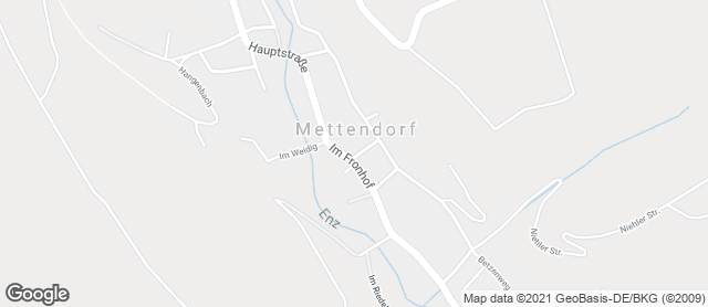 Karte mit Standort von Bäckerei Flesch GmbH Mettendorf