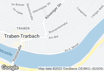 Karte mit Standort von Bäckerei "Die Lohners" - Traben-Trarbach