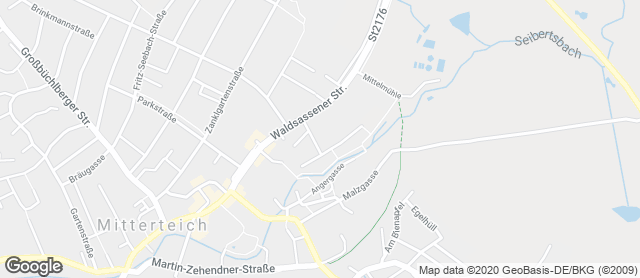 Karte mit Standort von Backhaus Kutzer GmbH