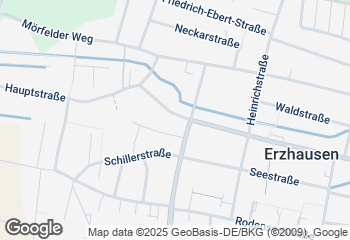 Karte mit Standort von Bäckerei Keller