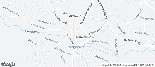 Karte mit Standort von Bäckerei Stürmer GmbH