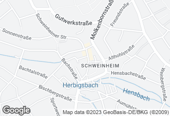 Karte mit Standort von Bäckerei Stürmer GmbH