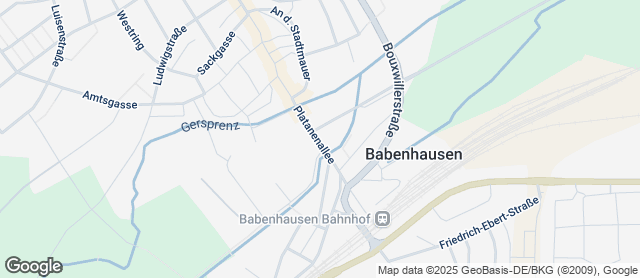 Karte mit Standort von Bäckerei Lautenschläger