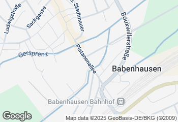 Karte mit Standort von Bäckerei Lautenschläger