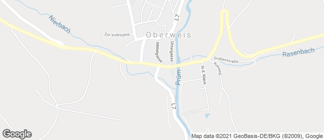 Karte mit Standort von Bäckerei Flesch GmbH Oberweis