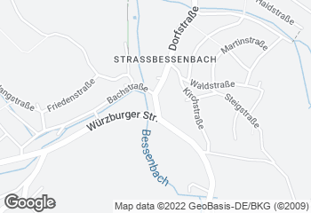 Karte mit Standort von Bäckerei Sauer GmbH