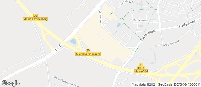 Karte mit Standort von Brezelbäckerei Ditsch GmbH