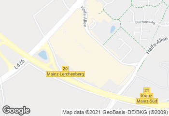 Karte mit Standort von Brezelbäckerei Ditsch GmbH
