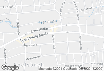 Karte mit Standort von Cafe Ernst