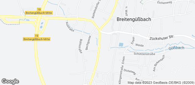 Karte mit Standort von Bäckerei Scharold