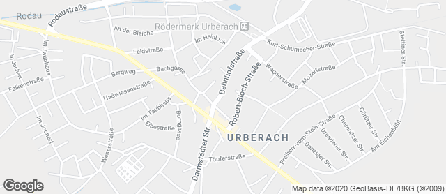 Karte mit Standort von Bäckerei Löbig