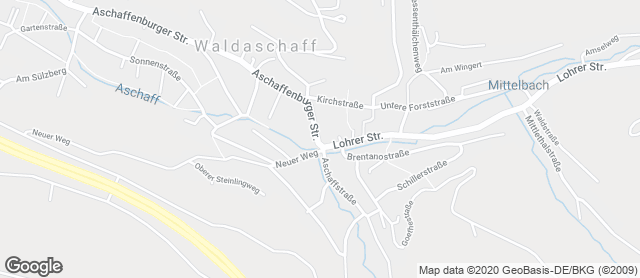 Karte mit Standort von Bäckerei Fischbach