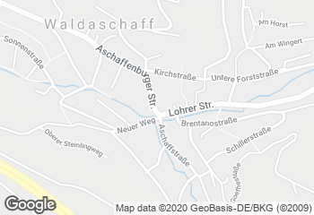 Karte mit Standort von Bäckerei Fischbach