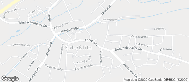Karte mit Standort von Schmittinger OHG Bäckerei Konditorei Cafe