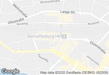 Karte mit Standort von Der Brotmacher Aschaffenburg / Café Busbahnhof
