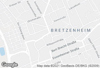 Karte mit Standort von Backhaus Schröer - Bretzenheim