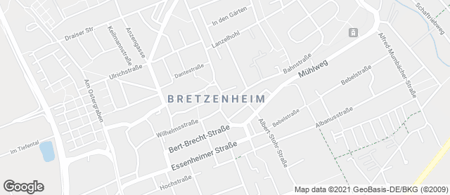 Karte mit Standort von Werner's Backstube