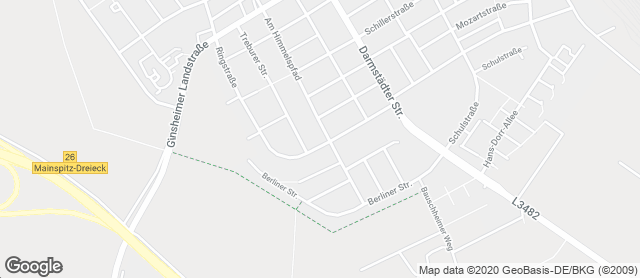 Karte mit Standort von Backhaus Schröer - Ringstraße