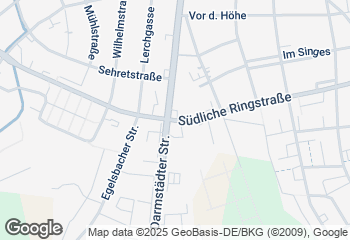 Karte mit Standort von Der Bäcker Eifler - Langen Südliche Ringstraße