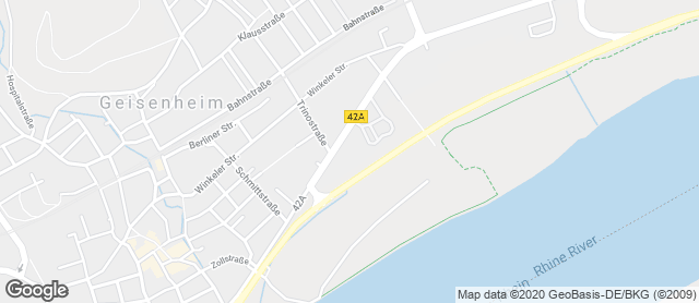 Karte mit Standort von KaffeeKüche Laquai Geisenheim