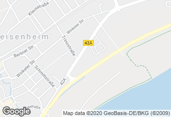 Karte mit Standort von KaffeeKüche Laquai Geisenheim