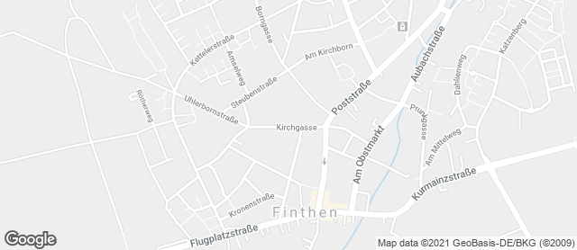 Karte mit Standort von Bäckerei Wagner