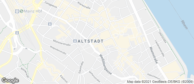 Karte mit Standort von Backhaus Schröer - Ludwigsstraße