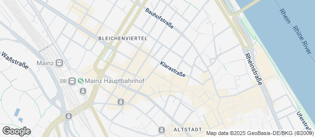 Karte mit Standort von biokaiser Große Bleiche