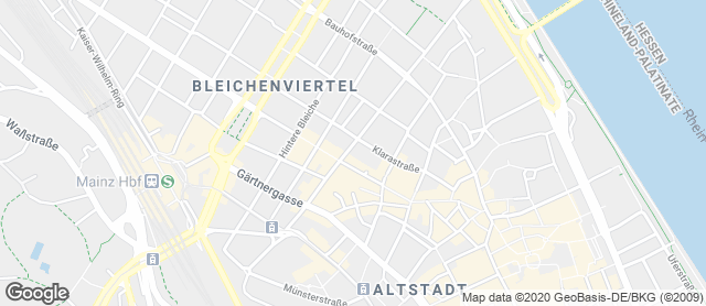 Karte mit Standort von biokaiser Große Bleiche
