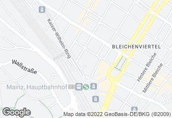 Karte mit Standort von Bäckerei "Die Lohners" - Mainz