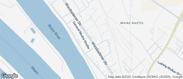 Karte mit Standort von Backhaus Schröer - GUT Wiesbadener Straße