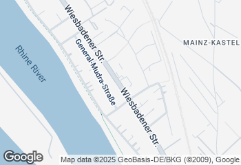 Karte mit Standort von Backhaus Schröer - GUT Wiesbadener Straße